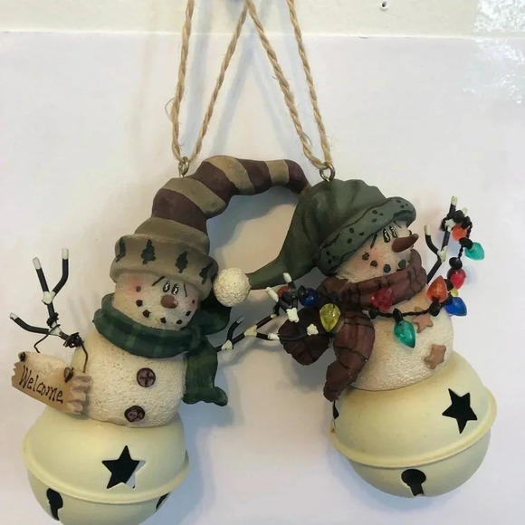 Vintage snowman ornaments - Picture 1 of 2